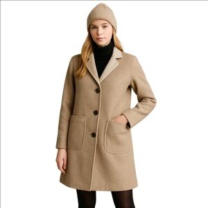 Zara Women's Beige Blazer Coat,  Sz 14